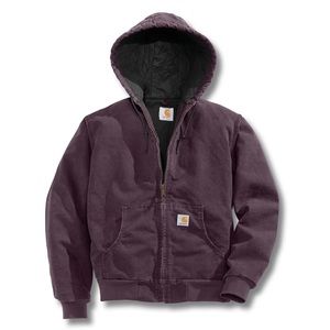 Set of Carhartt Sandstone Plum Jacket & Coverall Bibs